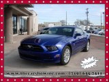 2014 Deep Impact Blue Ford Mustang V6 Premium Coupe #110057160