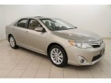 2013 Champagne Mica Toyota Camry XLE V6 #110057233