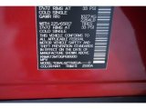 2016 Rogue Color Code for Cayenne Red - Color Code: NAH
