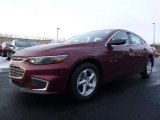 2016 Butte Red Metallic Chevrolet Malibu LS #110115636