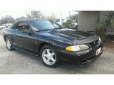 Black Ford Mustang in 1998