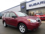 2015 Venetian Red Pearl Subaru Forester 2.5i #110147129