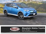 2016 Electric Storm Blue Toyota RAV4 SE AWD #110163671