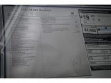 2016 Mercedes-Benz SL 550 Roadster Window Sticker