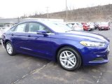 2016 Deep Impact Blue Metallic Ford Fusion SE #110193632