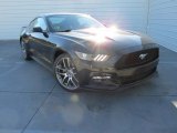 2016 Shadow Black Ford Mustang EcoBoost Premium Coupe #110193704