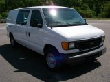 2005 Oxford White Ford E Series Van E150 Commercial #11015599