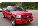 2005 Red Clearcoat Ford F250 Super Duty XL SuperCab #11015608