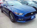 2016 Deep Impact Blue Metallic Ford Mustang EcoBoost Coupe #110220749