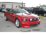 2008 Dark Candy Apple Red Ford Mustang GT/CS California Special Convertible #11015639