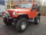 2005 Impact Orange Jeep Wrangler Rubicon 4x4 #110251053