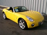 2008 Mean Yellow Pontiac Solstice Roadster #1085781