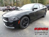 Pitch Black Dodge Charger in 2016