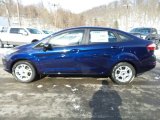 2016 Kona Blue Metallic Ford Fiesta SE Sedan #110324417