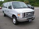 2008 Silver Metallic Ford E Series Van E350 Super Duty XLT Passenger #11015595