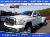 2008 Bright White Dodge Ram 3500 SLT Quad Cab 4x4 Dually #110335636