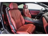2014 BMW 6 Series 650i Coupe Vermilion Red Interior
