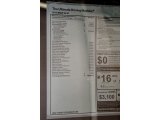 2016 BMW X5 M xDrive Window Sticker