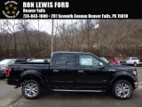 2016 Shadow Black Ford F150 Lariat SuperCrew 4x4 #110371048