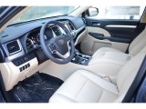 2016 Toyota Highlander XLE AWD Almond Interior