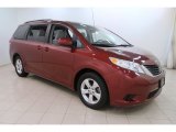 2014 Salsa Red Pearl Toyota Sienna LE #110495270