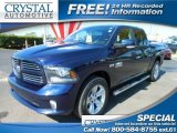 2013 True Blue Pearl Ram 1500 Sport Crew Cab 4x4 #110524356