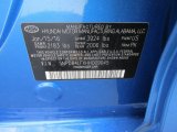 2017 Elantra Color Code for Electric Blue - Color Code: US