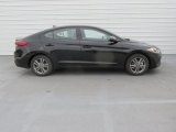 Black Hyundai Elantra in 2017