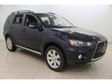 2012 Cosmic Blue Metallic Mitsubishi Outlander SE AWD #110524344