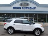 2013 White Platinum Tri-Coat Ford Explorer XLT 4WD #110550318