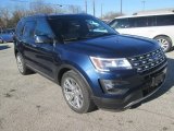 2016 Blue Jeans Metallic Ford Explorer Limited #110550164