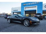 2016 Black Chevrolet Corvette Stingray Coupe #110586419