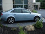 Crystal Blue Metallic Audi A4 in 2005