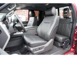 2016 Ford F350 Super Duty Lariat Super Cab 4x4 Black Interior