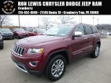 2016 Velvet Red Pearl Jeep Grand Cherokee Limited 4x4 #110642443