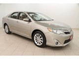 2013 Champagne Mica Toyota Camry XLE #110642715