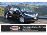 2016 Midnight Black Metallic Toyota Sienna XLE #110673185