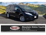 Midnight Black Metallic Toyota Sienna in 2016