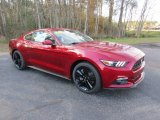 2016 Ruby Red Metallic Ford Mustang EcoBoost Premium Coupe #110673459