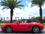 Guards Red Porsche Boxster in 2007