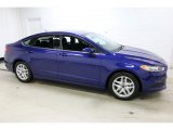 2016 Deep Impact Blue Metallic Ford Fusion SE #110673149