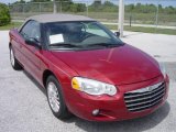 2006 Inferno Red Crystal Pearl Chrysler Sebring Touring Convertible #11034033