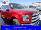 2016 Ruby Red Ford F150 Lariat SuperCrew 4x4 #110729462