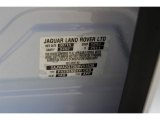 2016 XJ Color Code for Glacier White Metallic - Color Code: 1AQ