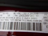 2016 Durango Color Code for Velvet Red Pearl - Color Code: PRV