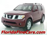 2005 Red Brawn Pearl Nissan Pathfinder LE #11042173