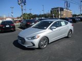 Silver Hyundai Elantra in 2017