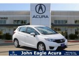 2015 White Orchid Pearl Honda Fit LX #110944000