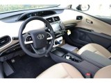 2016 Toyota Prius Two Harvest Beige Interior