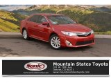 2013 Barcelona Red Metallic Toyota Camry Hybrid XLE #110988240